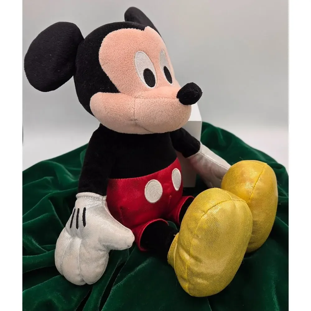 Ty Beanie Disney Sparkle Mickey Mouse Plush Gold Shoes Silver Gloves Kellytoy